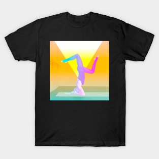 Pastel Yoga Girl T-Shirt